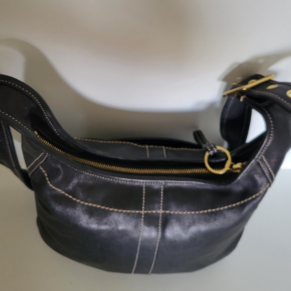 Coach Black leather Shoulder/crossbody bag - Picture 10 of 12